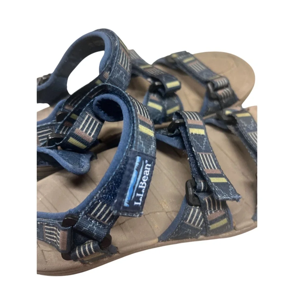 L.L. Bean Katahdin Sandals Kids Blue Size 2‎